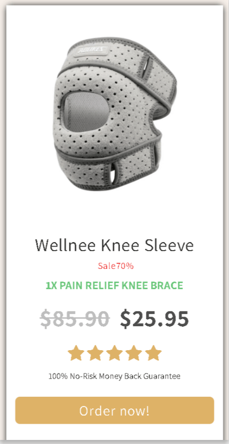 Wellnee Sleeve price 